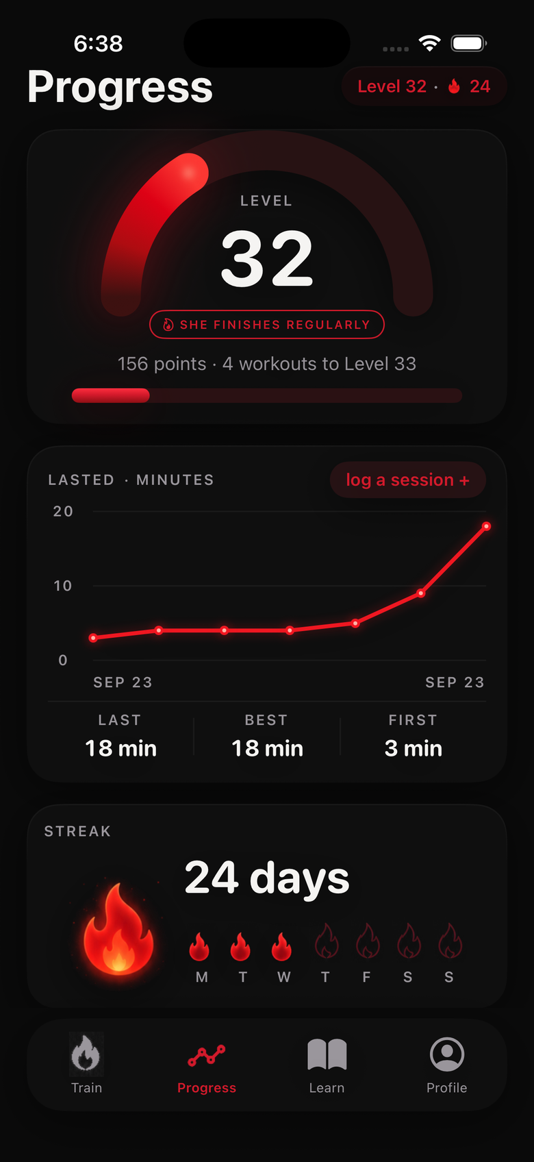 Slowr app, screen 2